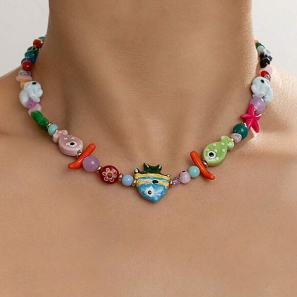 Anthropologie Jewelry - Fish Necklace S939